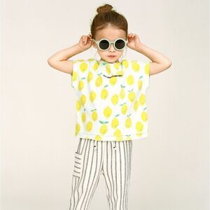 New Zara Eat Fruit Everyday Lemon Print Size 2-3 Years Short‎ Sleeve T-shirt